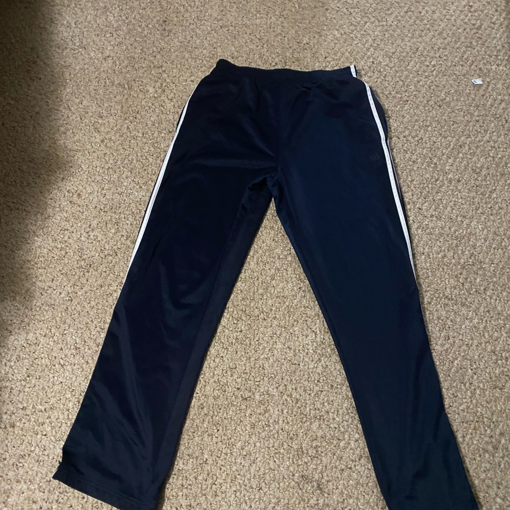 Wilson Men's Dark Blue Joggers with White Accents